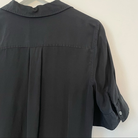 J Crew short sleeve button up silk shirt - Picture 4 of 5